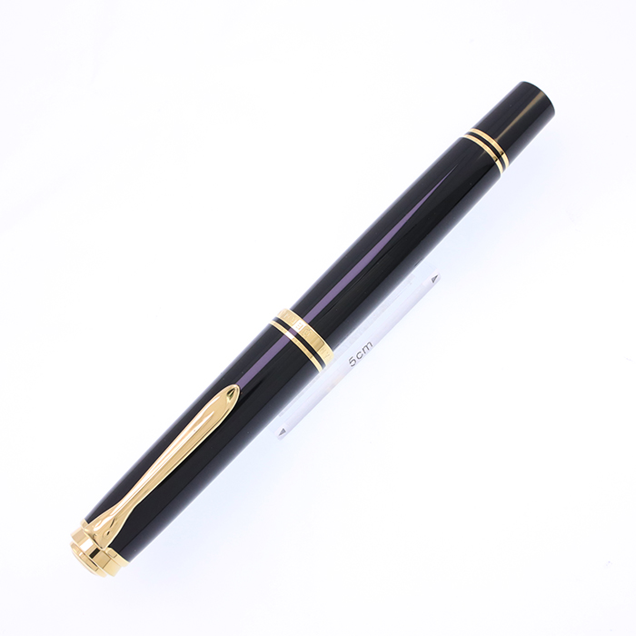 中古)Pelikan ペリカン 万年筆 スーベレーン M800 ブラック F（商品ID