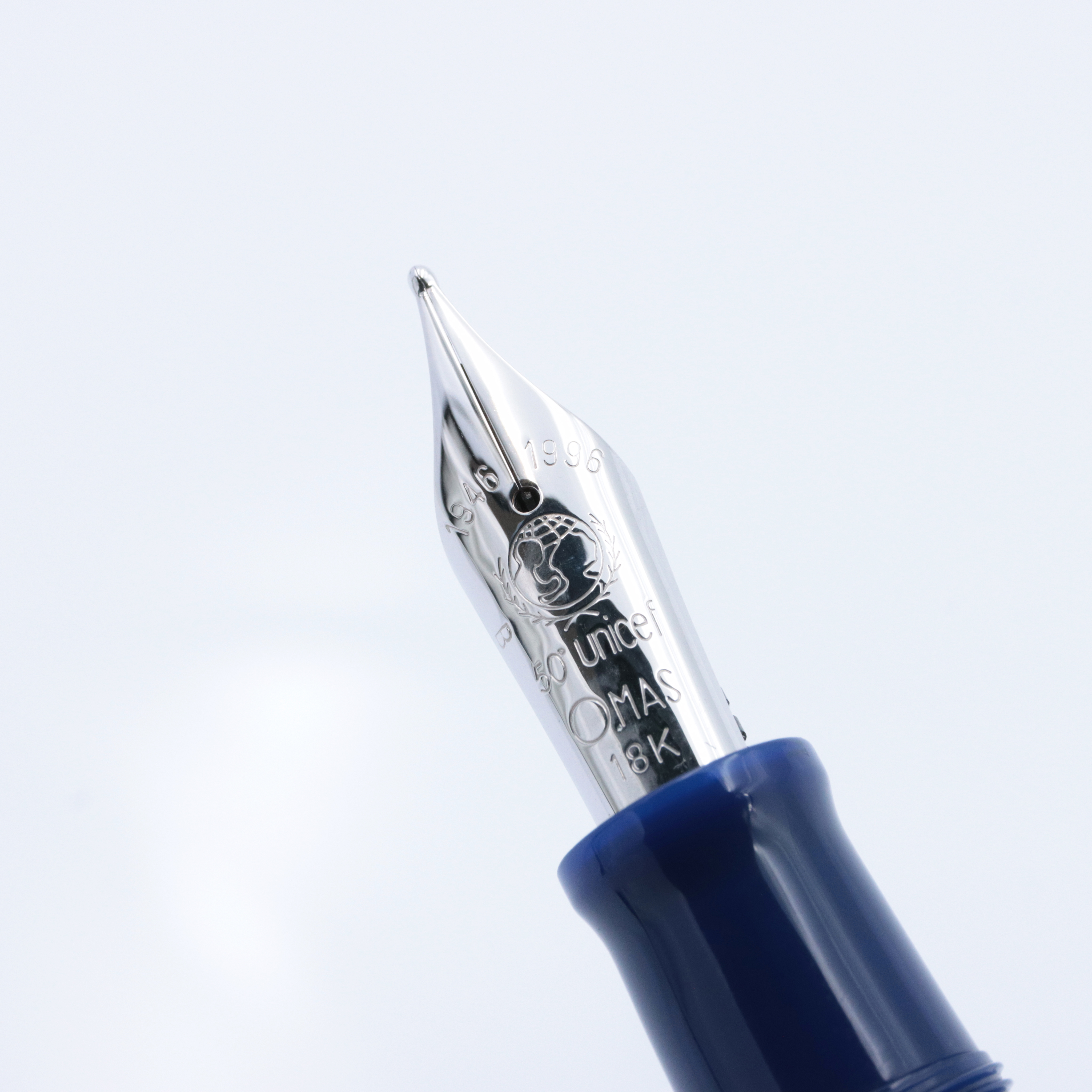 中古)OMAS オマス 万年筆 ユニセフ創立50周年記念 サイン・フォー