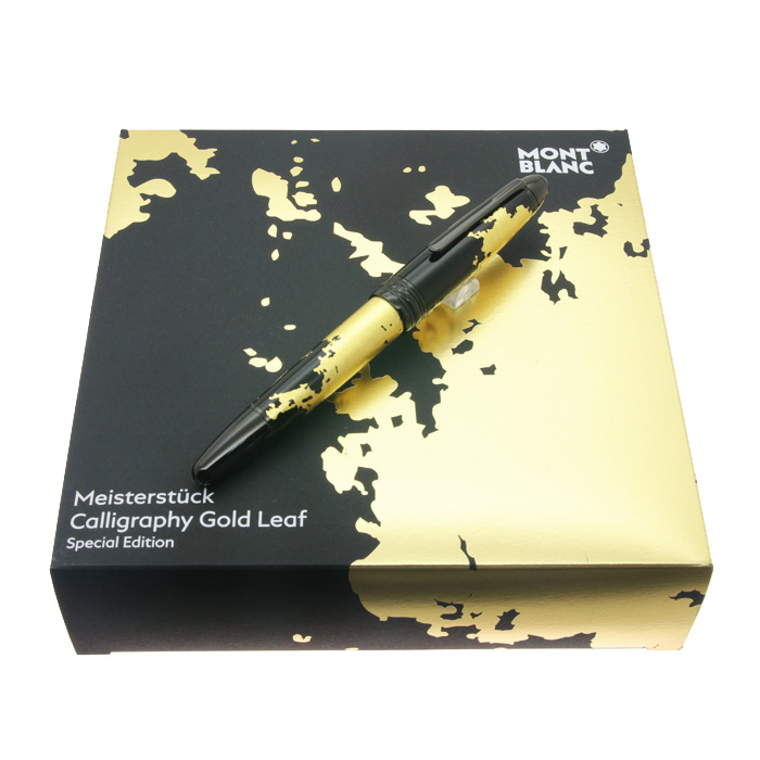 モンブラン マイスターシュテュック ソリテールカリグラフィーゴールド