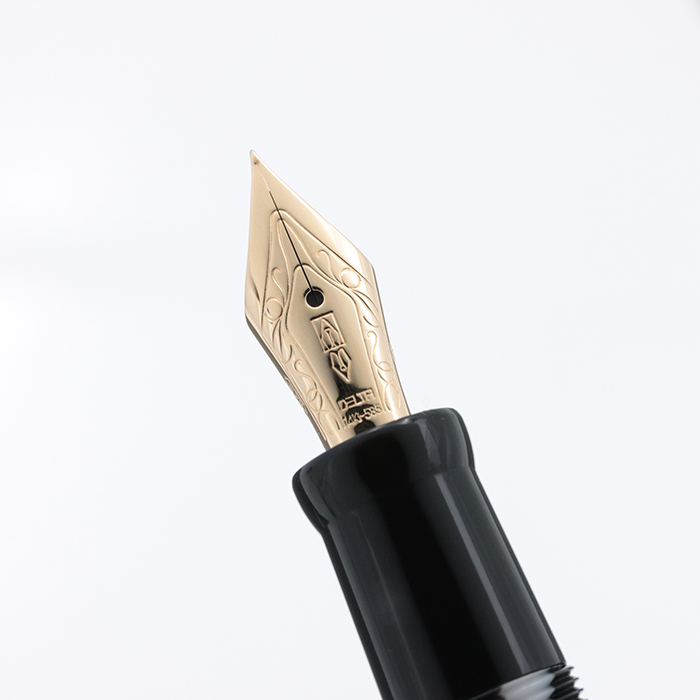 中古)DELTA デルタ 万年筆 ビアンカ・エ・ネッラ EF（商品ID