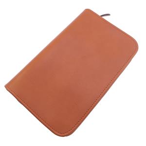 ペンケース ラウンドファスナー式 SLPC-01 ブラウン 3本用