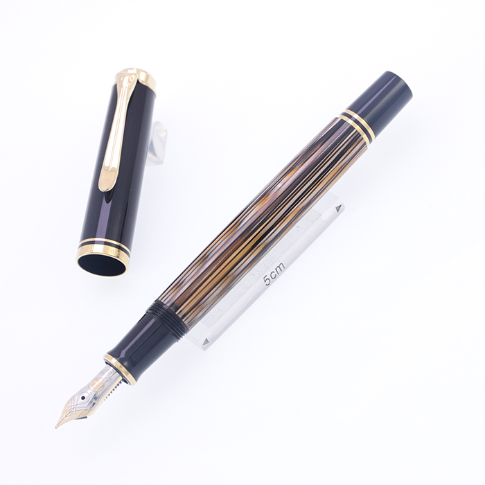 Pelikan ペリカン　スーべレーン　M400 茶縞　EF Pelikan ペリカン 万年筆 特別生産品 スーベレーン M400 茶縞