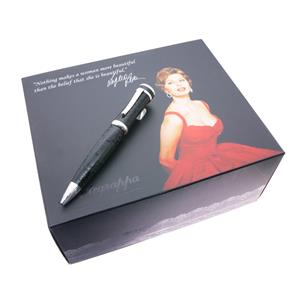 Montegrappa モンテグラッパ ボールペン リミテッドエディション ソフィア･ローレン ブラック メイン