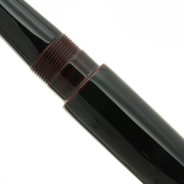 新品)NAKAYA 中屋万年筆 万年筆 ライター ロング 黒溜 中字（商品ID