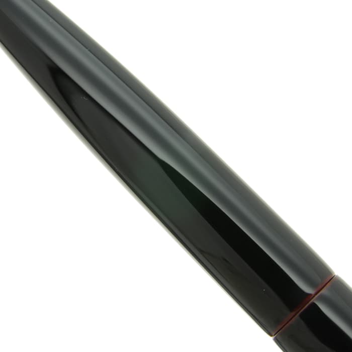 新品)NAKAYA 中屋万年筆 万年筆 ライター ロング 黒溜 中字（商品ID