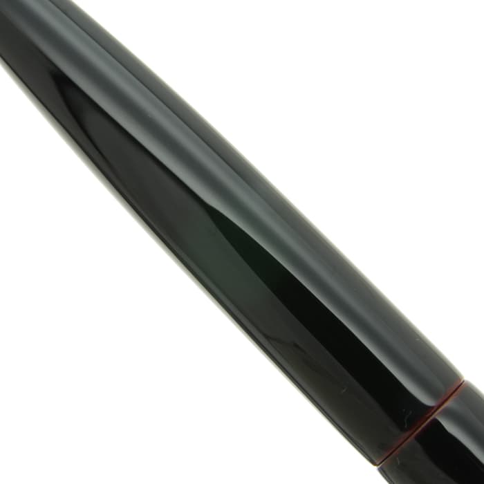 新品)NAKAYA 中屋万年筆 万年筆 ライター ロング 黒溜 中字（商品ID