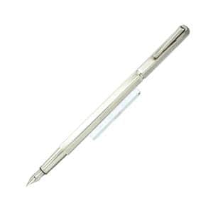 CARAN d'ACHE カランダッシュ 万年筆 エクリドール レトロ シルバー&ロジウムプレート 18C/M メイン