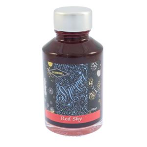 DIAMINE ダイアミン ボトルインク シマーリングインク レッド・スカイ 50ml メイン