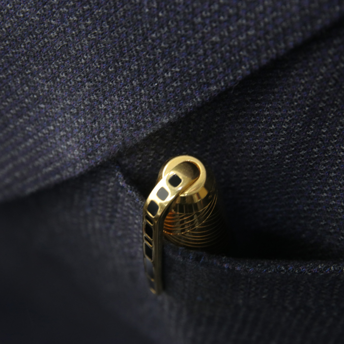 Dupont 高級時計 ゴールド ネイビー S.T. Dupont ロゴ ライター