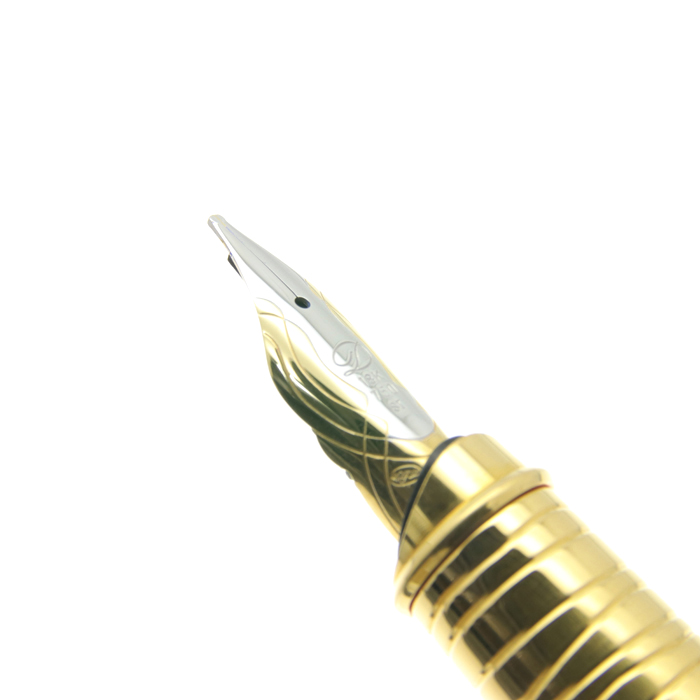 【中古】S.T. Dupont 万年筆 シルバー・ゴールド 詳細ページ | 万年筆 ボールペンなど高級筆記具の販売・買取