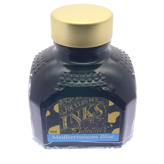 (新品)DIAMINE ダイアミン ボトルインク メディタレニアンブルー 80ml（商品ID：2717004108813）詳細ページ | 万年