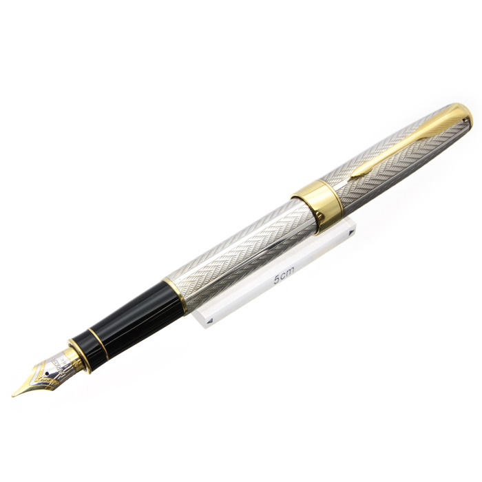 Parker ソネット 万年筆 18k スターリングシルバー - 筆記具