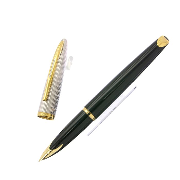 WATERMAN】ウォーターマン 18K 750 万年筆 Ideal ネイビー【未