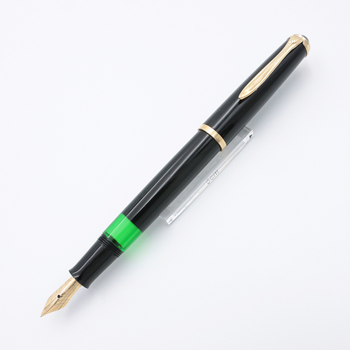 pelikan 400 万年筆　k14 万年筆3本.インク、ペンケースセット Pelikan ペリカン 本革 レザーペンケース TG-34 3本用 ブラック