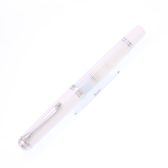 値下げ【未使用】ペリカン万年筆_ホワイトストライプ M605（EF