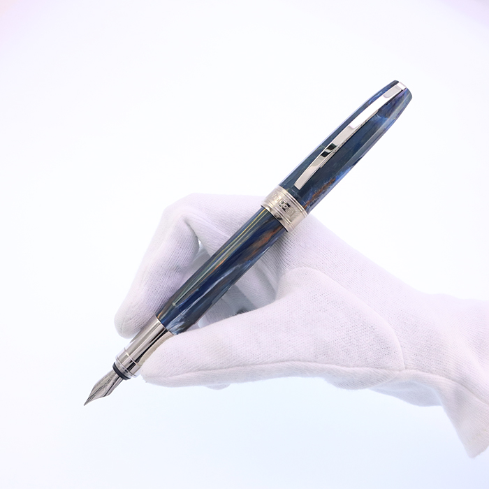 Visconti ヴァン・ゴッホ　星月夜　万年筆　F　中古美品 ビスコンティ ヴァンゴッホ コレクション 星月夜 万年筆