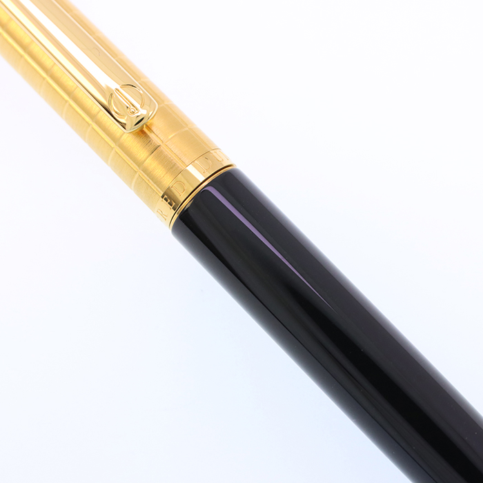 希少 A.DUNHILL ダンヒル ボールペン ニュージェムライン ゴールド 中古)A.DUNHILL ダンヒル ボールペン ニュージェムライン スクエア