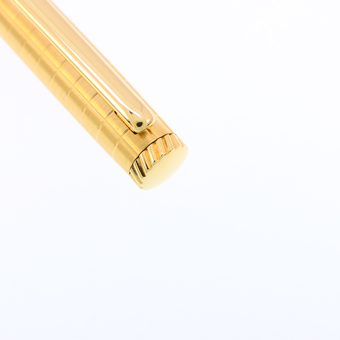 A.DUNHILL ダンヒル ボールペン ニュージェムライン ラッカー/ゴールド 中古)A.DUNHILL ダンヒル ボールペン ニュージェムライン スクエア