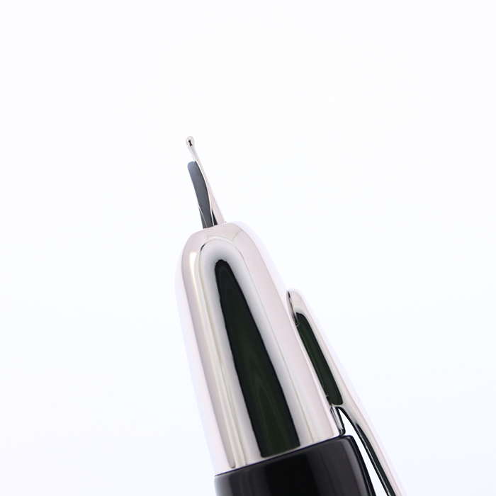 中古)PILOT パイロット 万年筆 キャップレス 螺鈿 ストライプ 中字