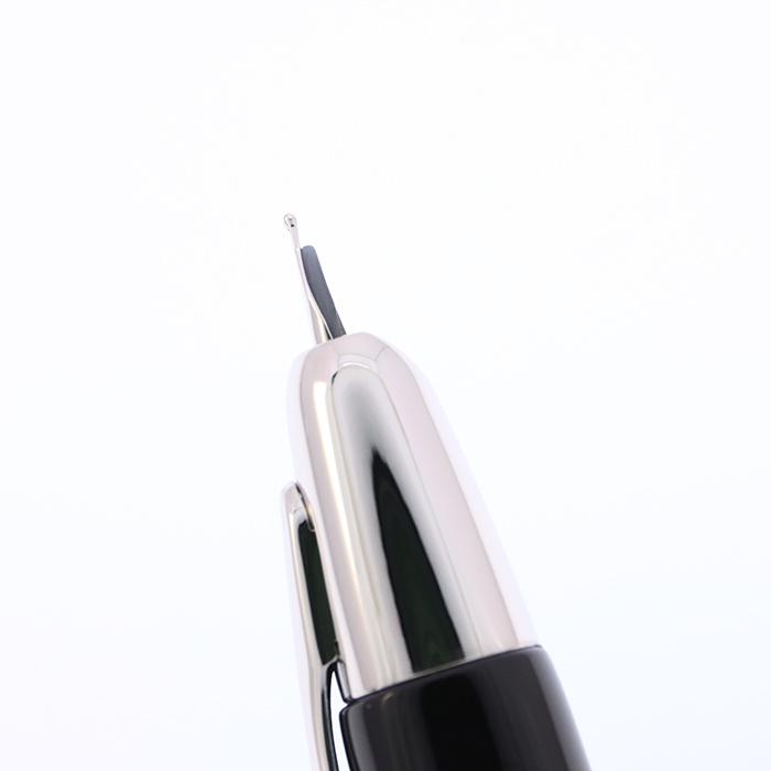 中古)PILOT パイロット 万年筆 キャップレス 螺鈿 ストライプ 中字