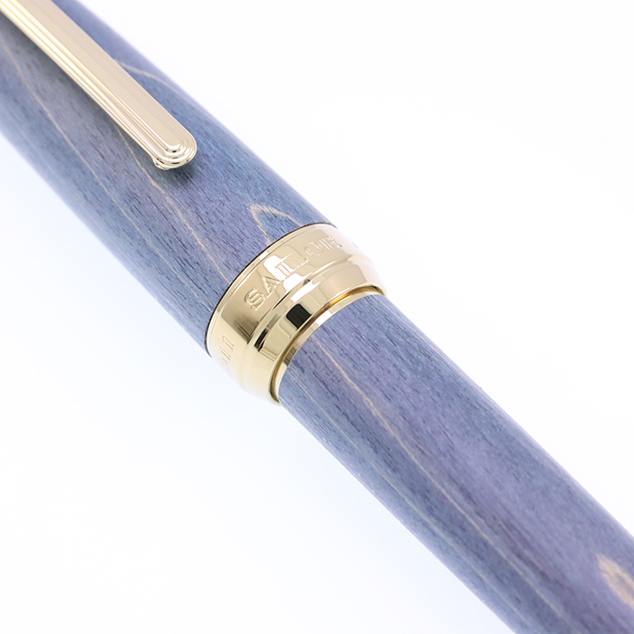 SAILOR セーラー ハードメープル 万年筆 インディゴ MF 中細 新品)SAILOR セーラー 万年筆 ハードメープル インディゴ 中細字（商品