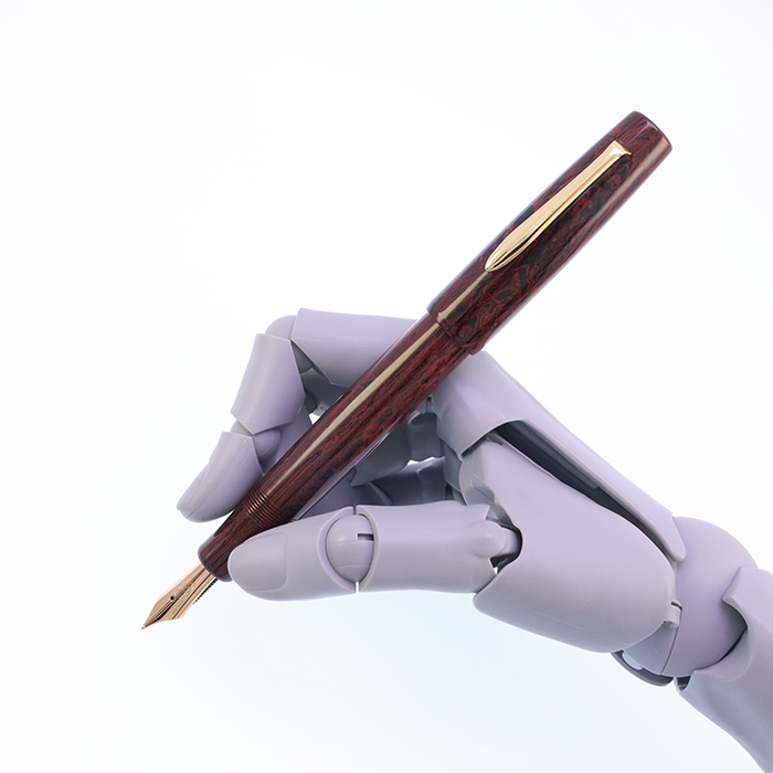 Eboya 笑暮屋万年筆 波紋柄 立竹Mサイズ 字幅M