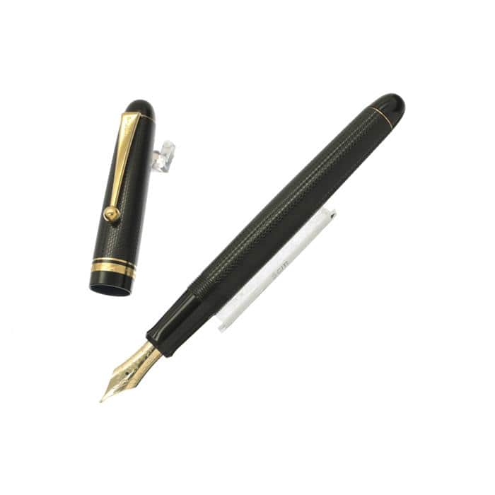 パイロット エリート 蝕刻 ストライプ 格子柄 18k 万年筆 - メルカリ