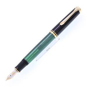 Pelikan ペリカン 万年筆 スーベレーン M600 グリーンストライプ EF メイン