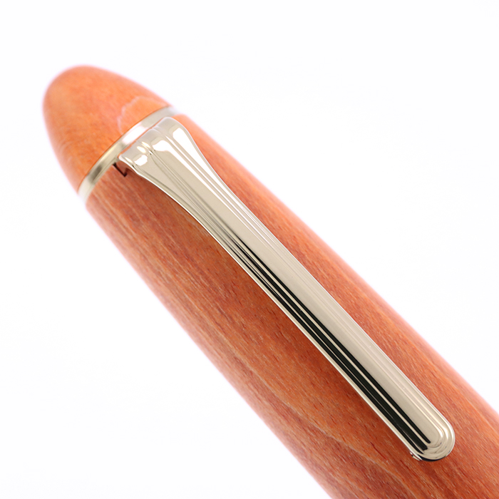 新品)SAILOR セーラー 万年筆 ハードメープル バーミリオン 中細字