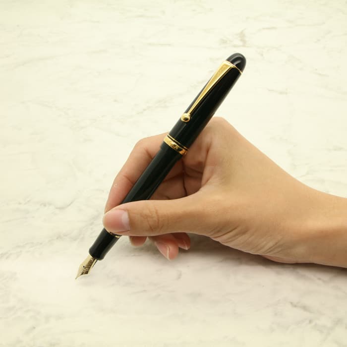 新品 pilot カスタム74 万年筆 中字 PILOT（パイロット） 万年筆 カスタム74 ブラック FKKN-12SR-B | ペン