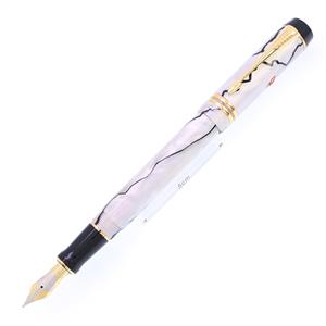 デュオフォールド　パールブラック　　18k 750 PARKER (パーカー) 万年筆 デュオフォールド インターナショナル