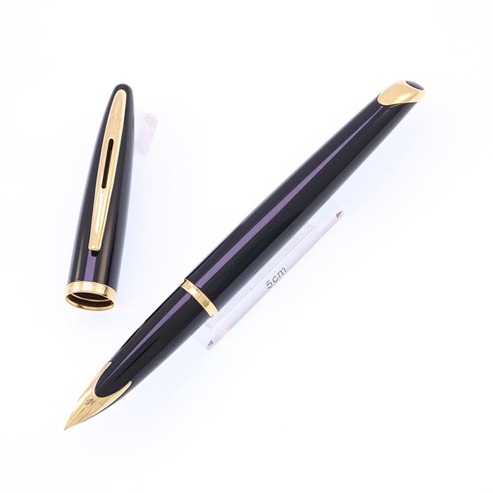 中古)WATERMAN ウォーターマン 万年筆 カレン ブラック・シーGT