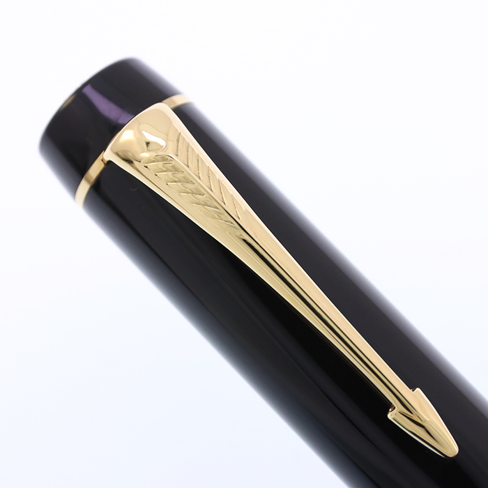 中古)PARKER パーカー 万年筆 デュオフォールド クラシック ブラックGT