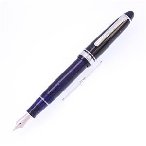 万年筆 石丸文行堂オリジナル プロフィットスタンダード 銀 稲佐山ナイトブルー 細字