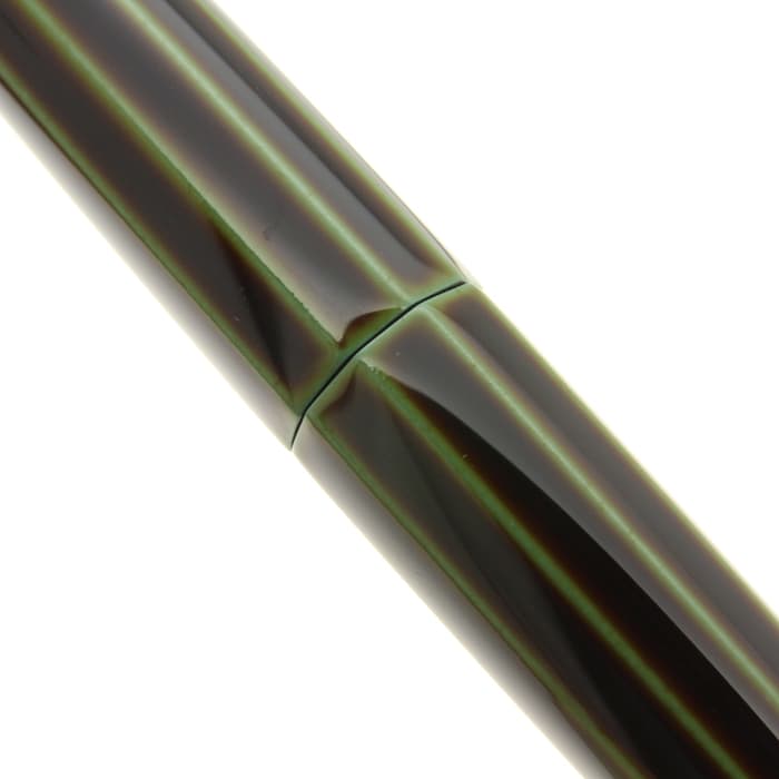 新品)NAKAYA 中屋万年筆 万年筆 シガー 十角ST 碧溜 軟中字（商品ID