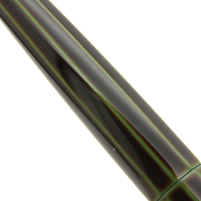 新品)NAKAYA 中屋万年筆 万年筆 シガー 十角ST 碧溜 軟中字（商品ID