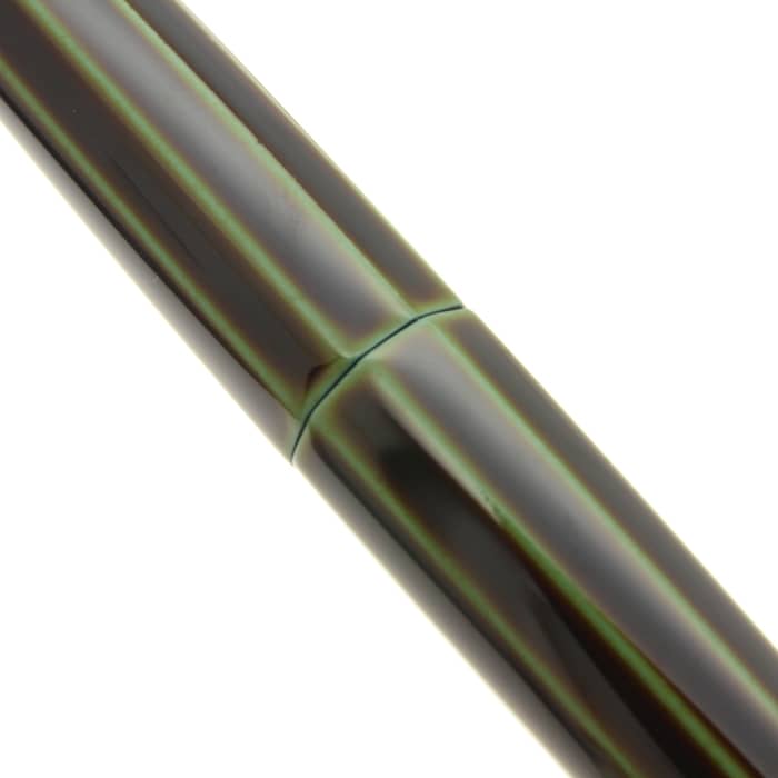 新品)NAKAYA 中屋万年筆 万年筆 シガー 十角ST 碧溜 軟中字（商品ID