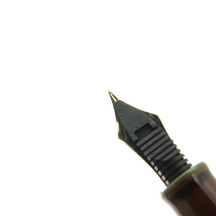 新品)NAKAYA 中屋万年筆 万年筆 シガー 十角ST 碧溜 軟中字（商品ID