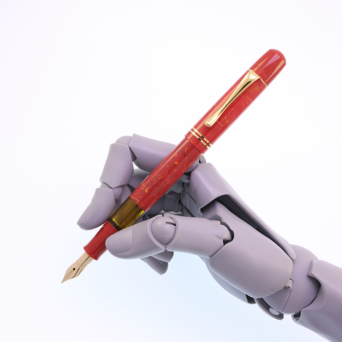 中古)Pelikan ペリカン 万年筆 M101N ブライトレッド EF（商品ID
