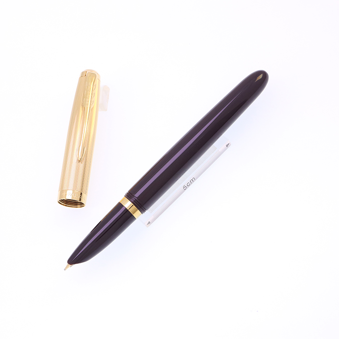 中古)PARKER パーカー 万年筆 パーカー51 プレミアム プラムGT M（商品