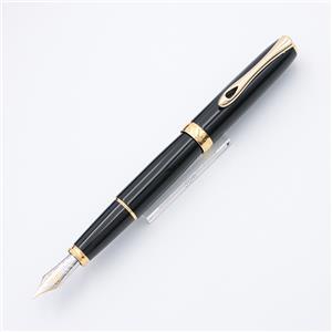 DIPLOMAT ディプロマット 万年筆 エクセレンス A2 ブラックラッカー ゴールド 14K メイン