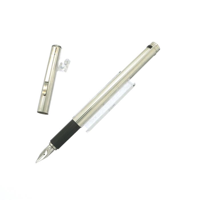 AURORA アウロラ 万年筆 アスティル シルバー 中古 詳細ページ | 万年筆 ボールペンなど高級筆記具の販売・買取