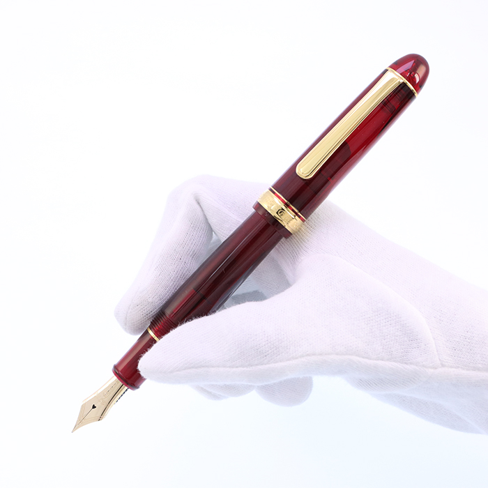 プラチナ万年筆 センチュリー#3776ミュージック14K ブラックイン