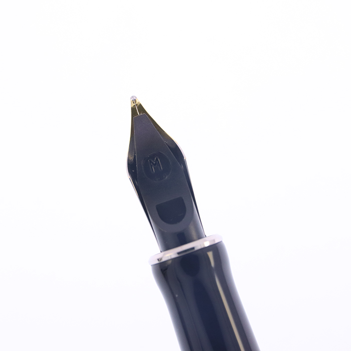 中古)PARKER パーカー 万年筆 デュオフォールド ブラックPT