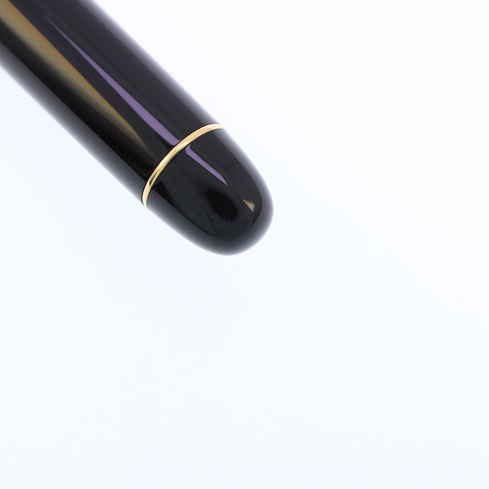 中古)PILOT パイロット 万年筆 カスタム74 ブラック 中細字（商品ID