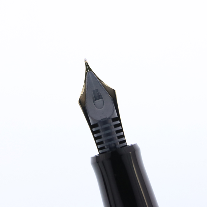 中古)PILOT パイロット 万年筆 カスタム74 ブラック 中細字（商品ID