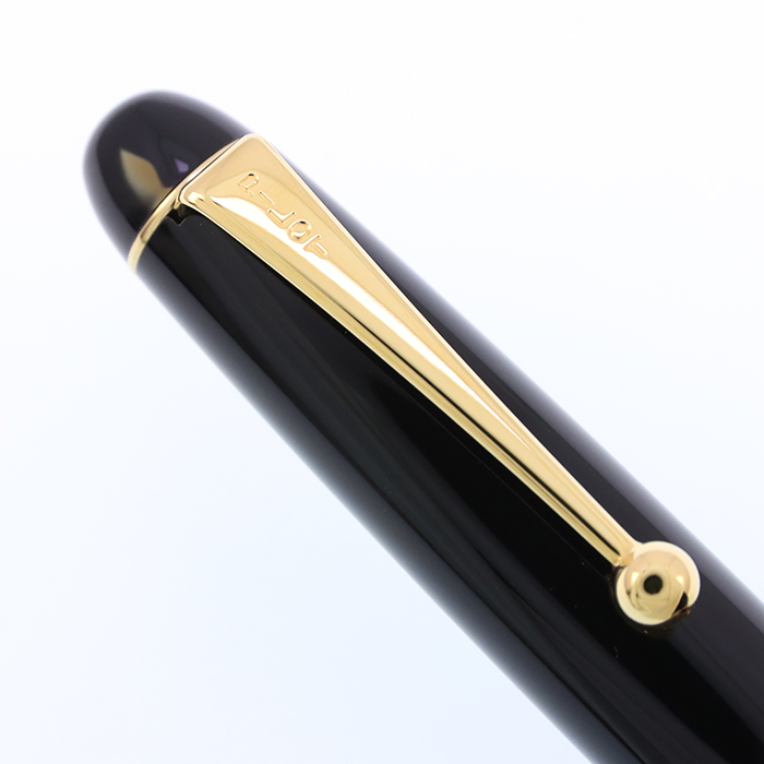 中古)PILOT パイロット 万年筆 カスタム74 ブラック 中細字（商品ID