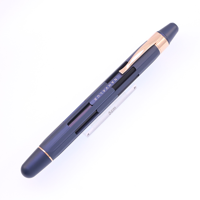 新品)Nahvalur ナーヴァル 万年筆 エクリプス コバルト ローズゴールド