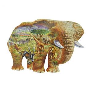 WENTWORTH WOODEN PUZZLES ウェントワース 木製パズル ELEPHANT SAVANNA （250 Series） メイン