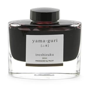 ボトルインク iroshizuku 色彩雫 yama-guri 【山栗】 50ml